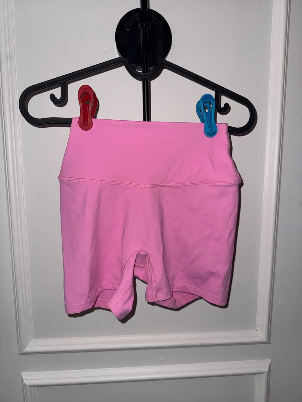Crop shop boutique pink activewear shorts